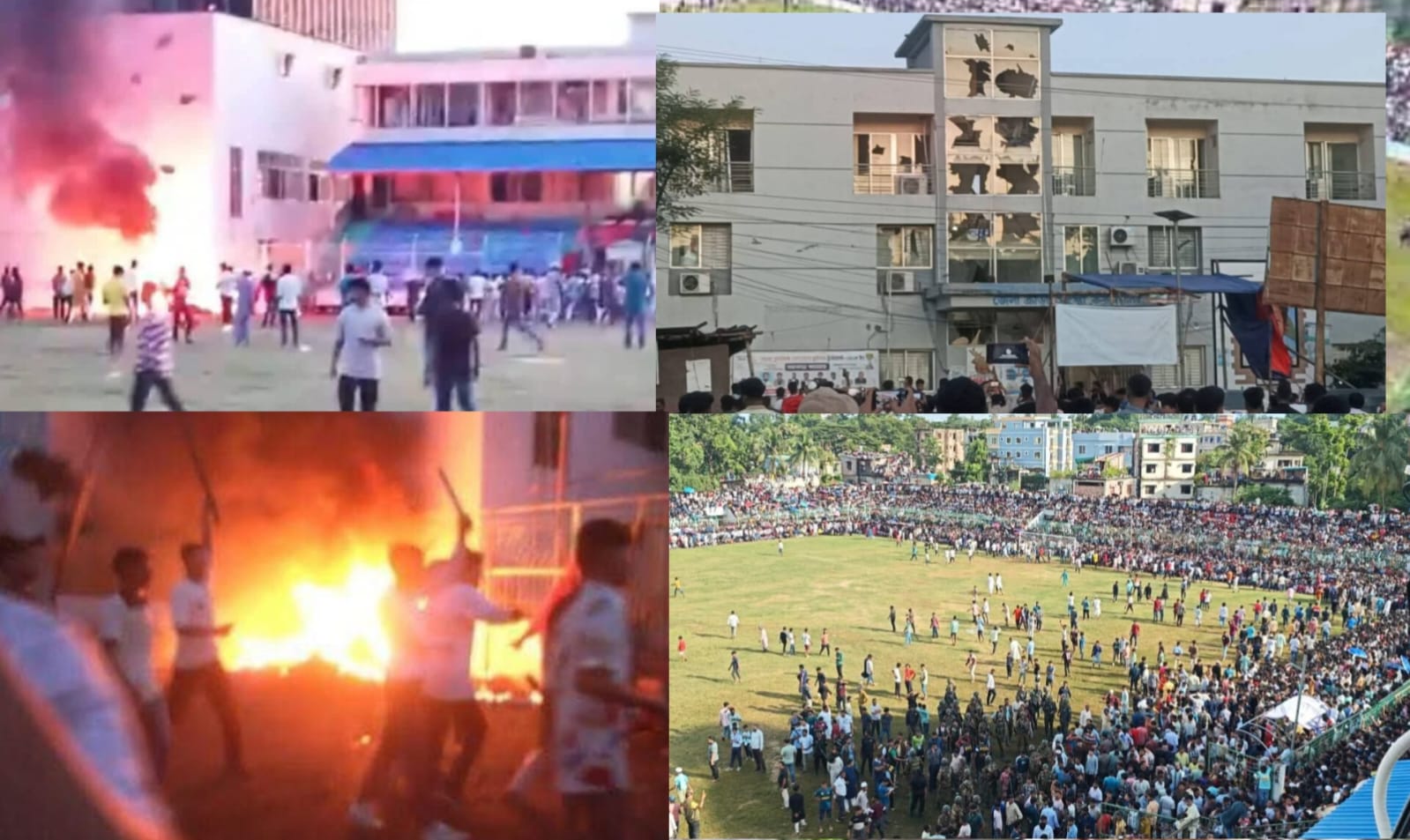 কক্সবাজার স্টেডিয়ামে ফুটবল ম্যাচ নিয়ে লঙ্কাকান্ড, হামলা ভাংচুর আহত অর্ধশতাধিক
